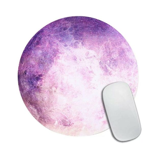 Space Round Mouse Pad PC Gaming Non Slip Mice Mat For Laptop Notebook Computer Gaming Mouse Pad - Image 9