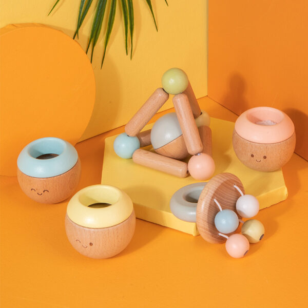 Infant Sensory Five-piece Set Tumbler Beech Educational Toys - Image 2
