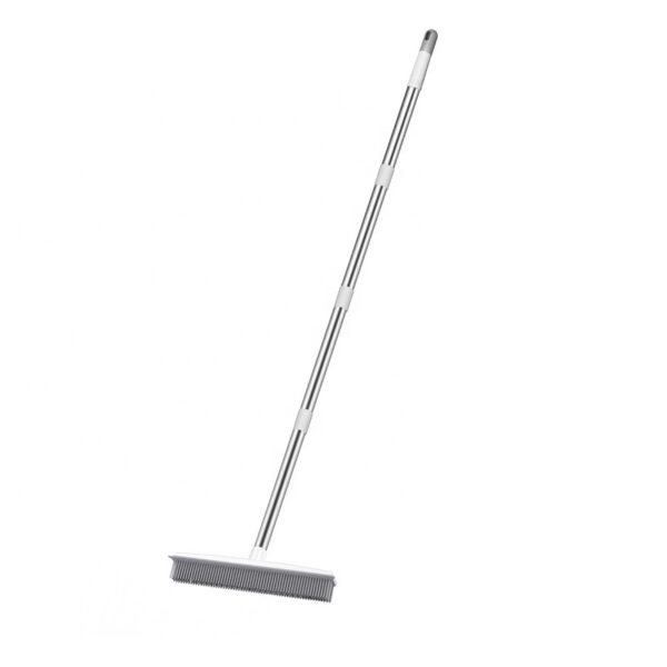 Pet Hair Rubber Carpet Rake Floor Soft Push Broom - Image 8