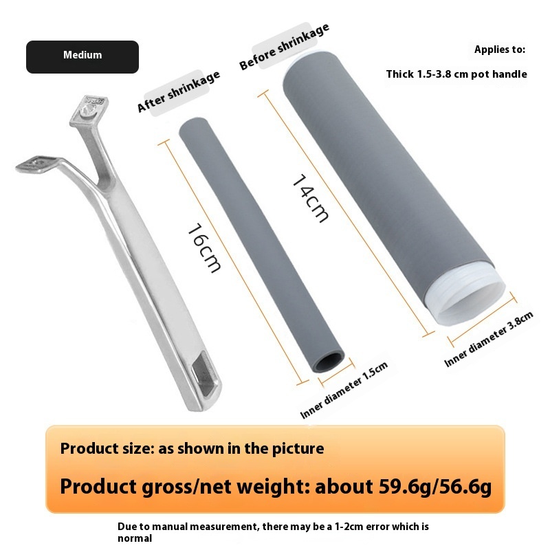 Anti-scald Stainless Steel Pot Sets Of High Temperature Resistant Pot Handle Sleeve - Image 4