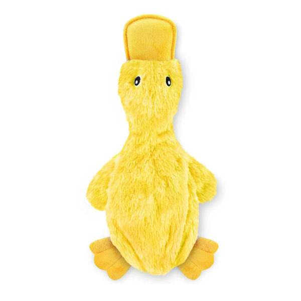 Best Pet Supplies Crinkle Dog Toy For Small Medium And Large Breeds Cute No Stuffing Duck With Soft Squeaker  Fun For Indoor Puppies And Senior Pups Plush No Mess Chew And Play - Image 4