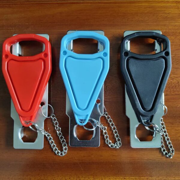 Door Stopper Dual-use Portable Door Snap Lock Security Hotel Top Door Opener - Image 2
