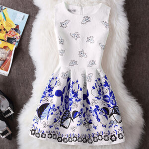 European And American Spring And Summer Women's Clothing Fashion Printing Dress