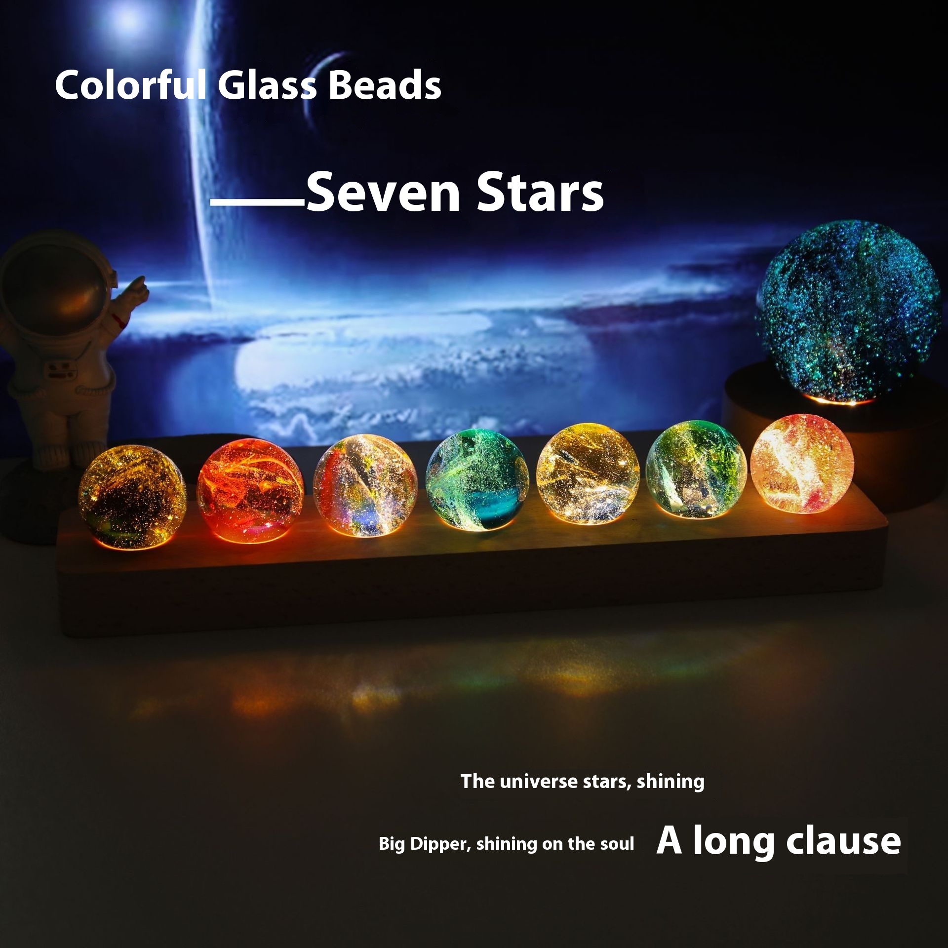 Colorful Glass Bead Crystal Decoration Valentine's Day Birthday Gift - Image 2