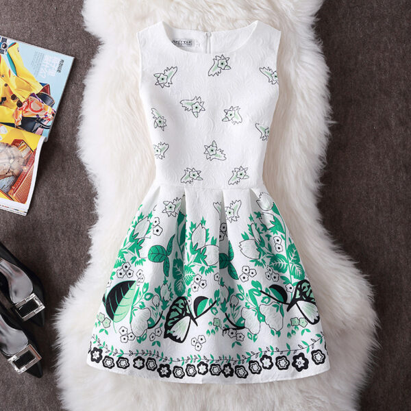European And American Spring And Summer Women's Clothing Fashion Printing Dress - Image 5