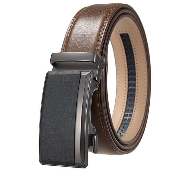Men's Business Leather Split Leather Belt - Image 10