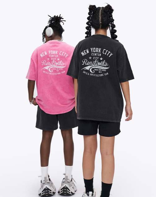 Men's Clothing Print T-shirt Fashion Brand Loose Street Short Sleeve - Image 3