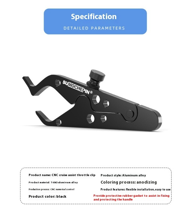 Electric Motorcycle Cruise Control Control Throttle Clip Auxiliary Holder Booster Aluminium Alloy Retrofit Accessories - Image 6