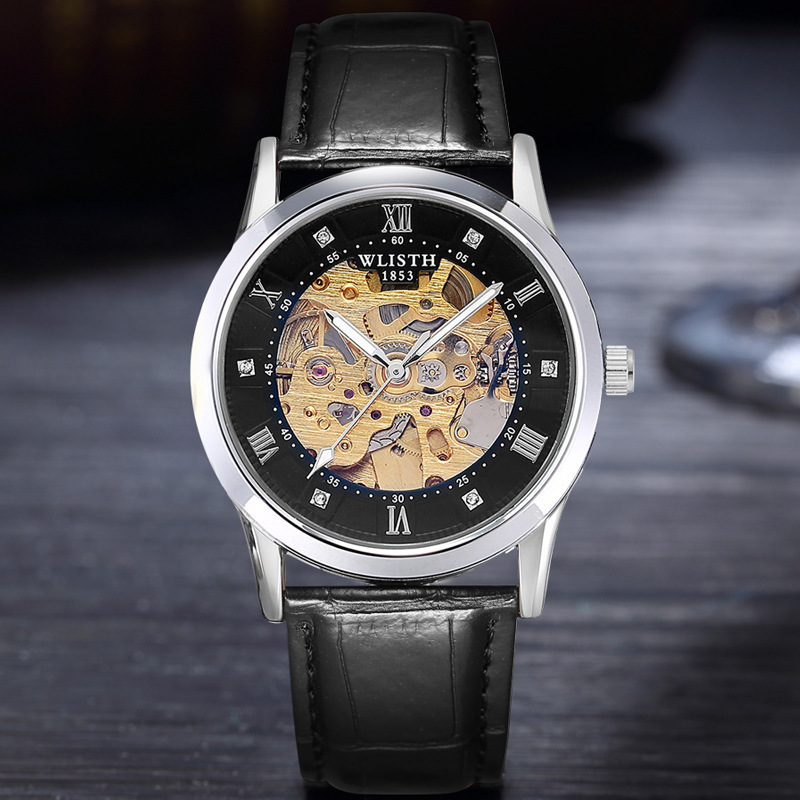 Business Men's Automatic Mechanical Watch Stainless Steel Waterproof - Image 10