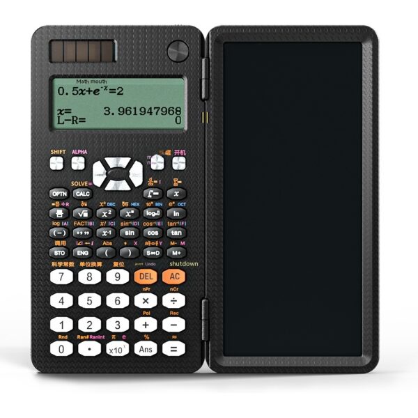 2 In 1 Foldable Scientific Calculators Handwriting Tablet Learning Function Calculator  Foldable Desk Scientific Calculators - Image 3
