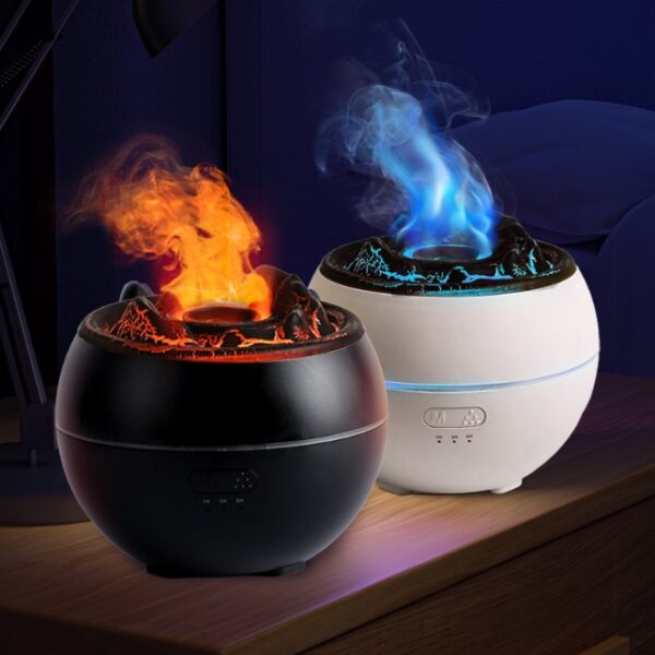 Flame Aroma Diffuser Household Desk Aromatherapy Humidifier - Image 9