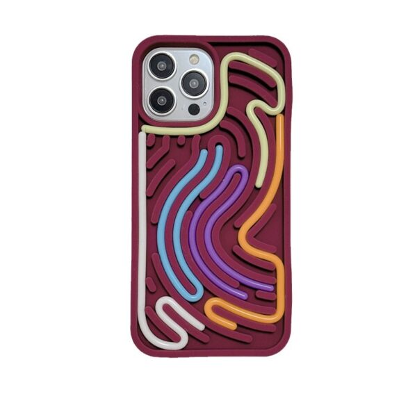 Decompression Puzzle Silicone Phone Case Color Twist - Image 7