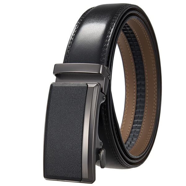 Men's Business Leather Split Leather Belt - Image 7