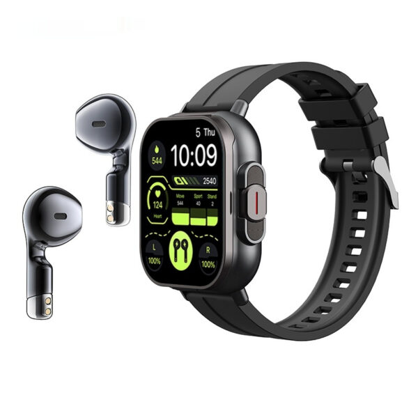 Cross-border New Arrival Smart Watch TWS Bluetooth Headset Two-in-one Heart Rate - Image 3