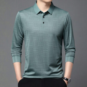 Fashion Men's Clothing Long Sleeve Casual Top Stripes