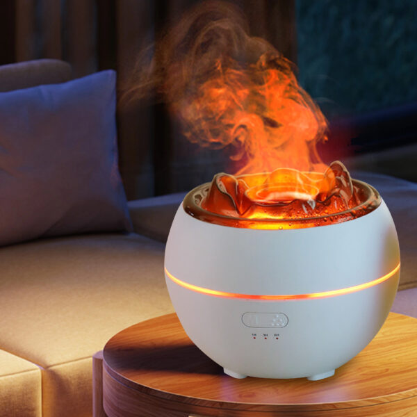 Flame Aroma Diffuser Household Desk Aromatherapy Humidifier - Image 8