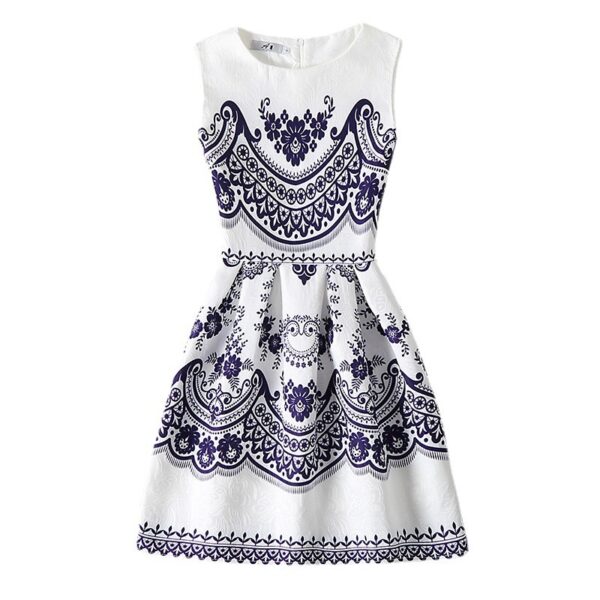 European And American Spring And Summer Women's Clothing Fashion Printing Dress - Image 9