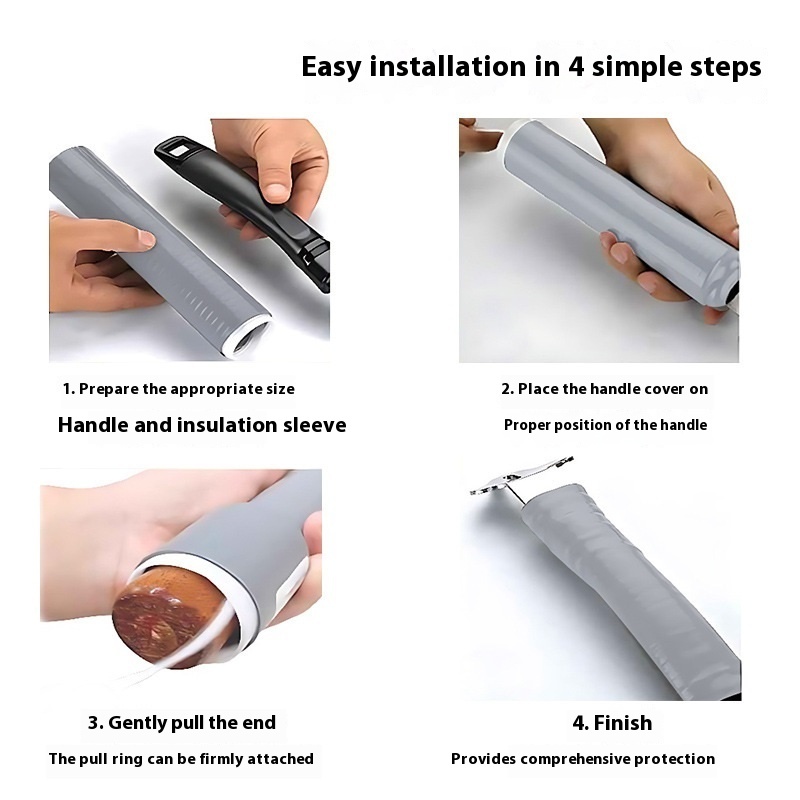 Anti-scald Stainless Steel Pot Sets Of High Temperature Resistant Pot Handle Sleeve - Image 8