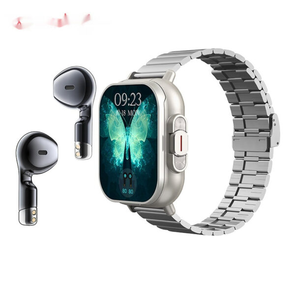 Cross-border New Arrival Smart Watch TWS Bluetooth Headset Two-in-one Heart Rate - Image 2