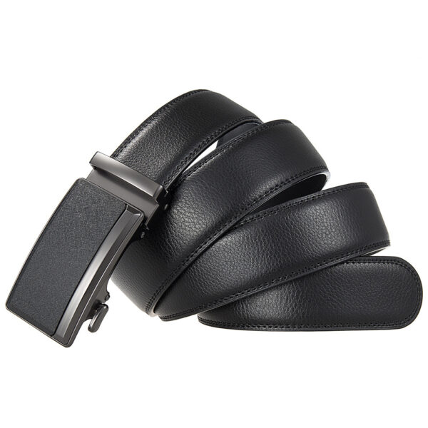 Men's Business Leather Split Leather Belt - Image 4