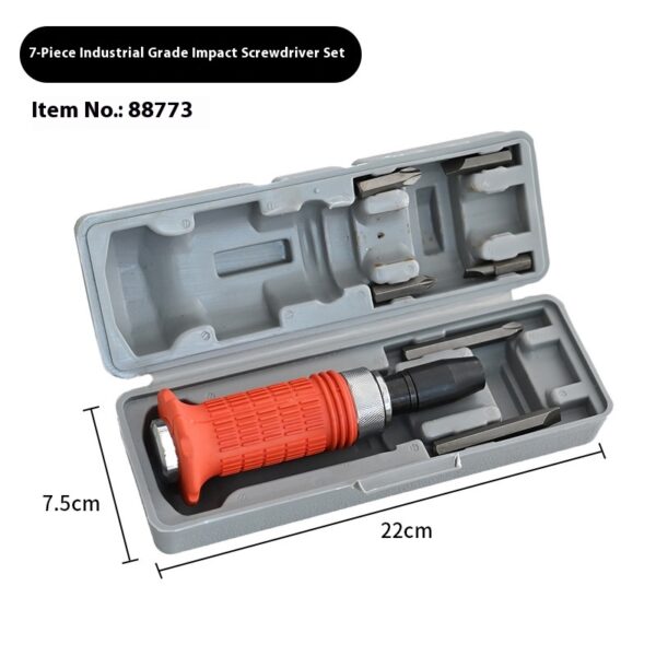 14-piece Set Impact Screwdriver Head Set Machine Repair Screwdriver Batch Suit Iron Box Chrome Vanadium Steel Tools Suit - Image 5