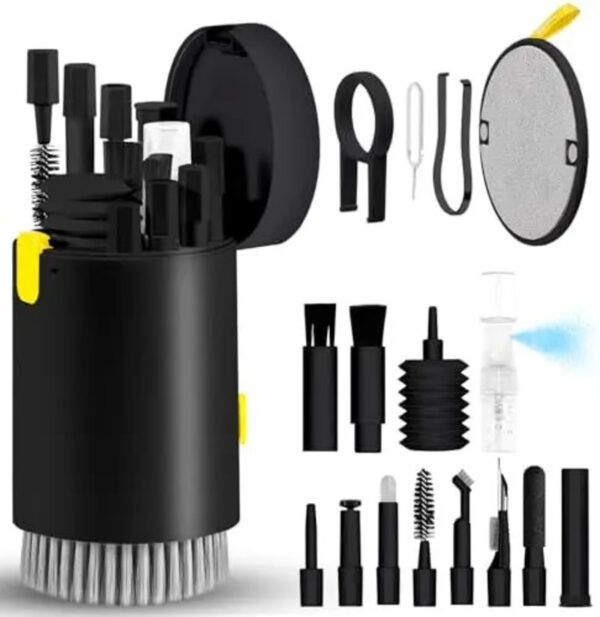 20 In 1 Laptop Phone Screen Cleaner Kit, Computer Keyboard Cleaning Brush For Phone AirPods MacBook IPad, Multifunctional Electronic Device Clean Tool For Camera Tablet Car Screens - Image 6