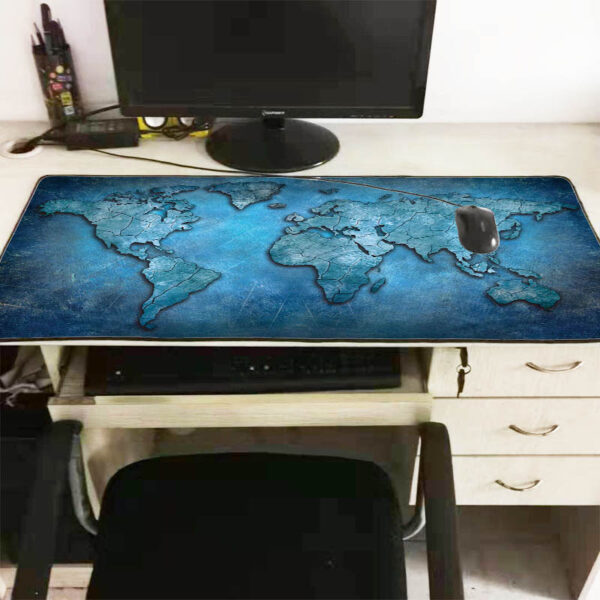 Fashion Map Office Computer Rubber Cloth Cool  Mouse Pad - Image 3