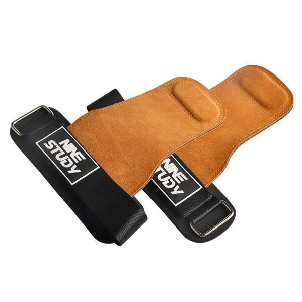 Three-layer Thick Cowhide Fitness Gloves With Pull-up Men And Women Palm Support - Image 2