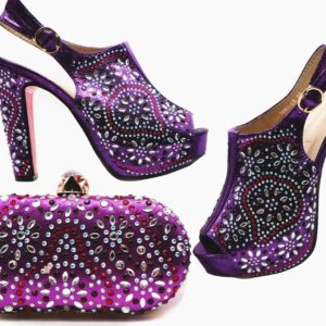 Western Style Shoes And Bag Set Summer