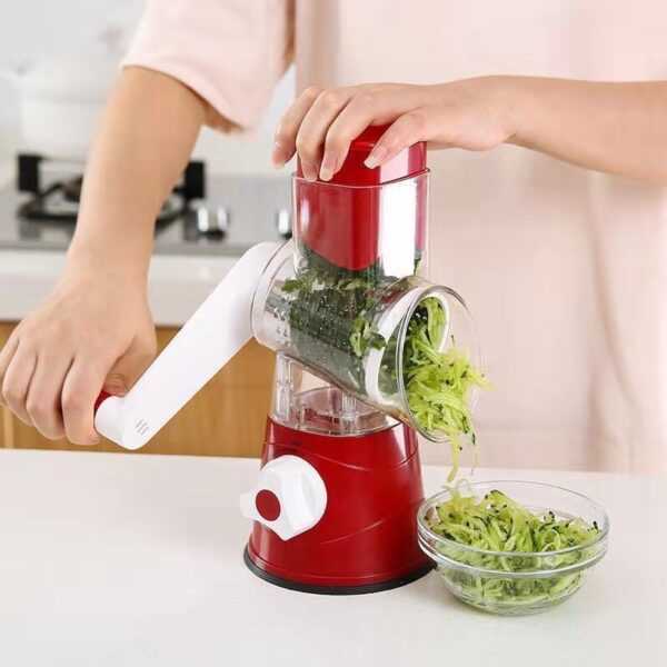 Kitchen Roller Vegetable Slicer Vertical Vegetable Cutter Rotary Grater Slicer For Fruit Vegetables And Nuts - Image 3