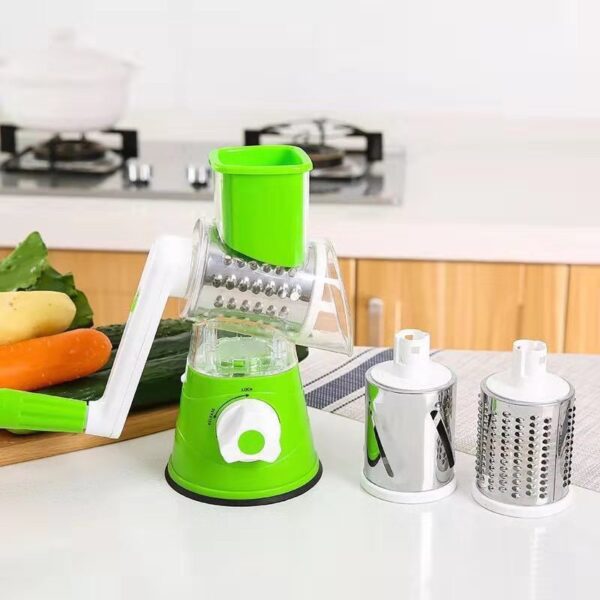 Kitchen Roller Vegetable Slicer Vertical Vegetable Cutter Rotary Grater Slicer For Fruit Vegetables And Nuts - Image 6