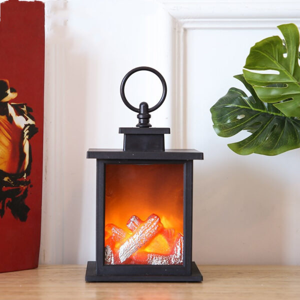 Simulation Of Carbon Fire Dynamic Home Christmas Lights Fireplace Hanging Lights - Image 7
