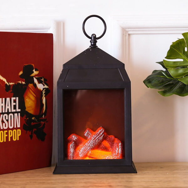Simulation Of Carbon Fire Dynamic Home Christmas Lights Fireplace Hanging Lights - Image 3