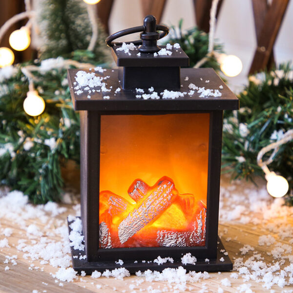 Simulation Of Carbon Fire Dynamic Home Christmas Lights Fireplace Hanging Lights - Image 4