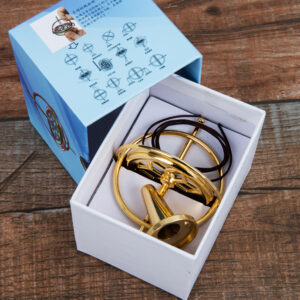 Gyro zinc alloy decompression toy
